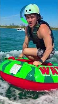 Learn 3 easy tricks to do on the tube #tubing #watersports