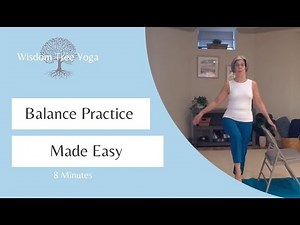 Balance Practice Made Easy | Standing Yoga for Seniors Using a Chair or Counter