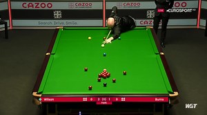 If at first you don't succeed, 𝙩𝙧𝙮 𝙖𝙜𝙖𝙞𝙣. Gary Wilson was pure magic in York this morning. Round one action of the Cazoo UK Championship is broadcast live exclusively on Eurosport. | WST