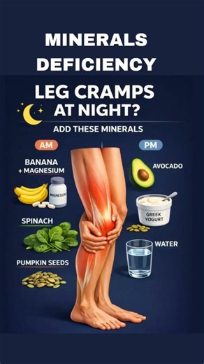 Wake Up With Leg Pain? These Foods May Stop Night Cramps #shorts