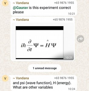 Is this experiment correct?ih(∂/∂t)Ψ = ĤΨand psi (wave fun... | Filo