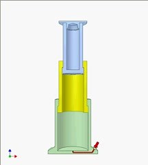 机构动画——伸缩式液压缸