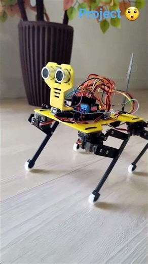 Mini robot Doj with Electronic component yous. 🐕‍🦺#like #project. cumment now.