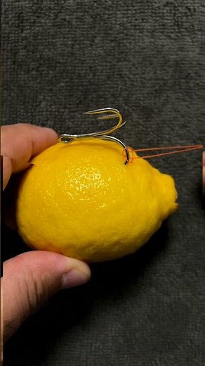 String Yank Technique: What to do when a hook gets stuck in your body on the fishing grounds #shorts