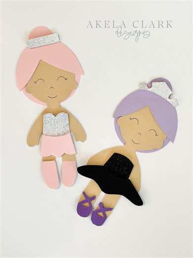 Ballerina Paper Doll Patterns | Digital Download Patterns - Etsy