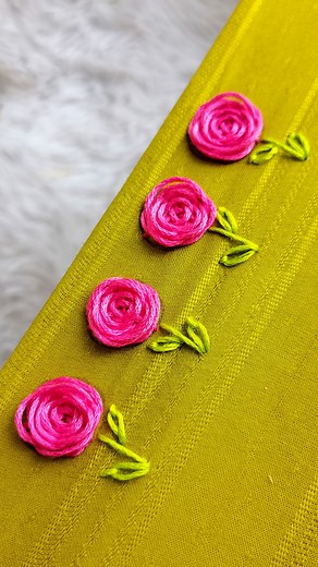 353K views · 5.9K reactions | Very simple flawless rose flower lace dsign瑱#flowers #reelsviralシ #embroidery | Secret Hand Stitch | Facebook