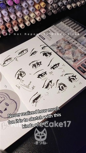 Eyes Study: Anime Eye Sketches with Kittsune