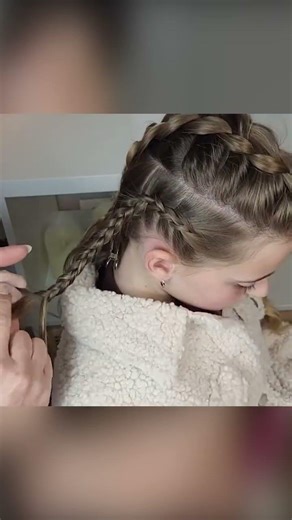 Vikings Lagertha Hairstyle! #hairstyle #hairtutorial