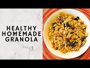 Healthy Homemade Oatmeal Granola | Make Cereal At Home Recipe