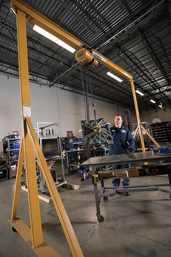 E-Series Gantry Cranes | Fixed or Adjustable Height | Spanco