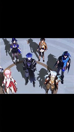 Aura Electro Farming Family Genshin Impact #genshinimpact #genshinimpactedit