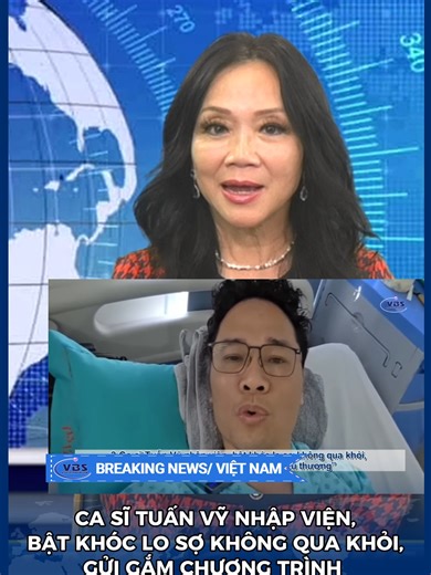 Ca sĩ Tuấn Vỹ nhập viện và thông điệp yêu thương