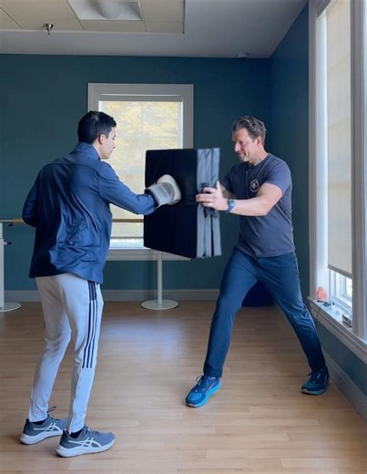 Partner Boxing Drill for Parkinson’s Disease