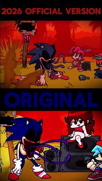 FNF Sonic.EXE OFFICIAL 2026 Update VS Original Animation Comparison!