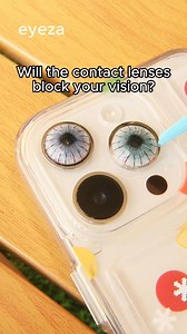 7.9K views · 47 reactions | Will the contact lenses block your vision? Nope, you'll see everything clearly! ✨ | Eyeza Lenses | Facebook