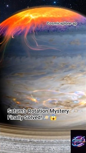 Saturn’s Rotation Mystery Finally Solved! 🪐😱 #universe #planet #saturn
