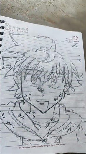 killua drawing ✨✨ 👀👀