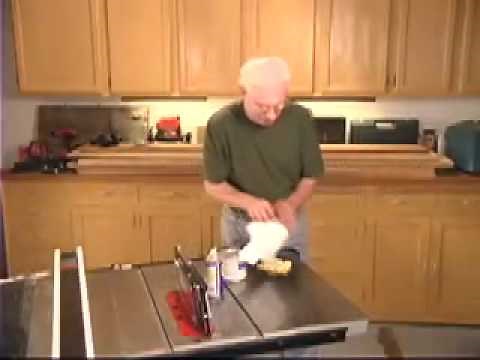 Remove Rust and Reduce Tablesaw Table Friction