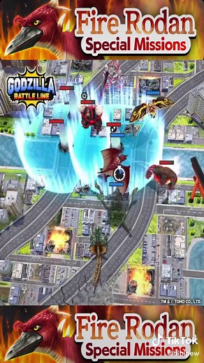 Fire Rodan 1993 Godzilla Battle Line Gameplay