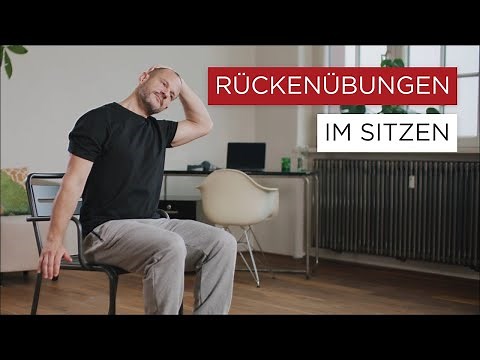 Rückenübungen im Sitzen
