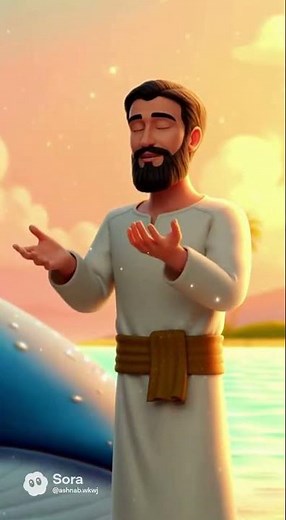 Prophet Yunus AS & The Whale 🐋✨ | Cute Islamic Story for Kids