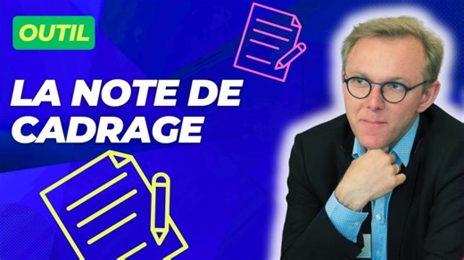 La note de cadrage - outil du chef de projet | Jean-Charles SAVORNIN, MGP, PMP