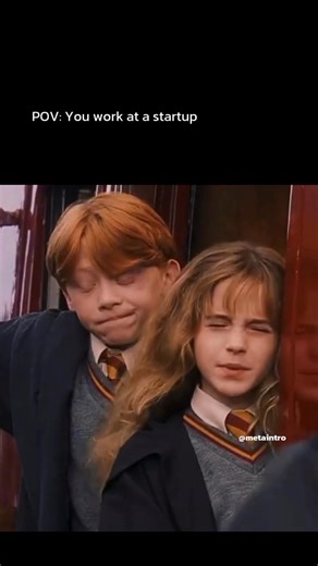 Corrected: you work at a startup during the holiday season ☃️ | Metaintro