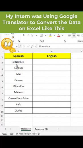 10K views · 14 reactions | Use this Super #ExcelFormula to Translate...
