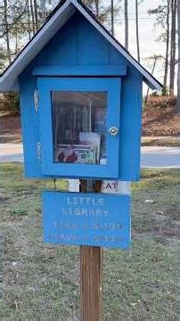Little free library mini vlog! #shorts #littlefreelibrary #usedbooks