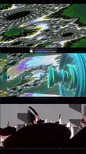 Quaternion Julias are 4D fractals with stunning 3D slices #shorts #julia