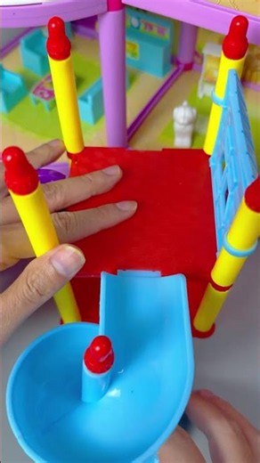 Satisfying with Unboxing & Review Slide Assembly Set #asmr #unboxing #peppapig #toyhouse