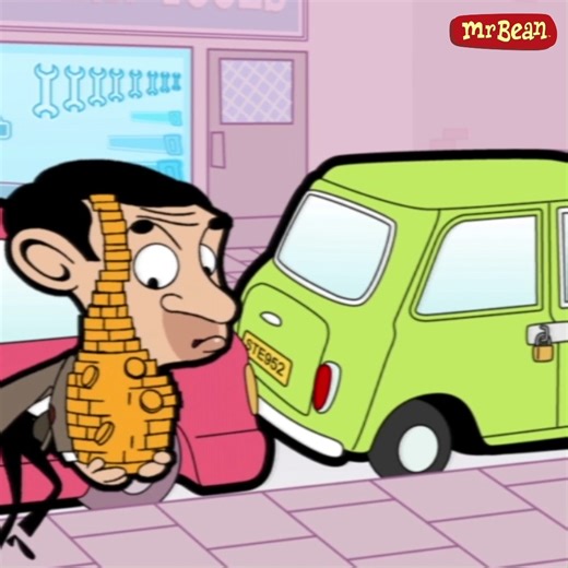 Struggling to find a parking space, Mr Bean clashes with a determined traffic warden and wages war on an unforgiving parking meter. #struggle #parking #mrbean #war #cartoon | Mr Bean: The Animated Series