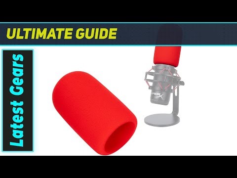 SUNMON Red Pop Filter: The Ultimate HyperX QuadCast Audio Upgrade!