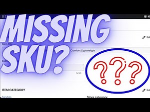 How to get back your missing ebay SKU! Thank you ‪@ListPerfectlyYT‬