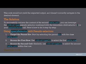 How to Retrieve the First Child Element Sibling Node Using querySelector in JavaScript