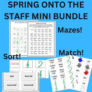 Grand Staff Activity Pack: for Piano Students!