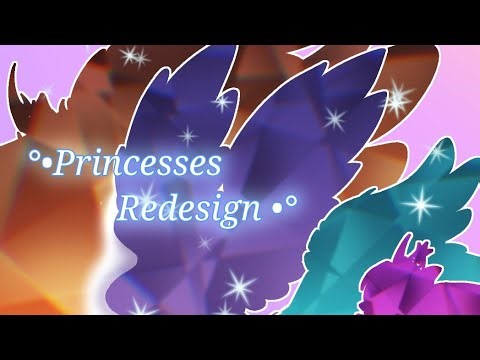 MLP Princesses Redesign - Speedpaint (Mlp AU)