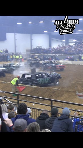 Clip from “Demolition Derby HARD HITS 2020” #derby #demolitionderby #demoderby #derbycar #derbylife | All 4 Him Racing Videos