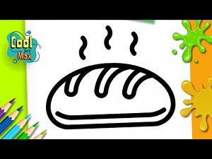 How to draw a loaf of bread