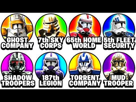 Every Clone Legion Explained
