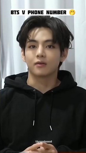 BTS v phone number 🤭 #bts #hindidubbed #btsvphonenumber #btsshorts