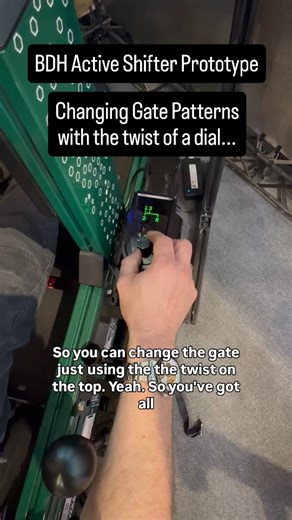 Boosted Media on Instagram: "Dave from @bdh_racesimhardware demonstrates changing Gate Patterns with the twist of a dial on the Active Shifter Prototype...#simracing"