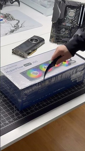 📦 Unboxing and installing the HyperFlow ARGB 360mm AIO from MONTECH and building this beautiful PC