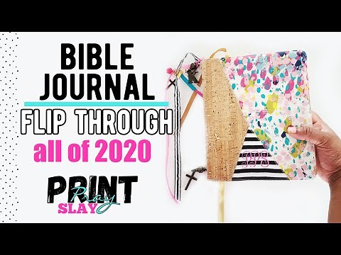 2020 Bible Journal Flip Through