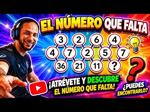 🧠 El 99% FALLA este acertijo 😱 ¿Puedes encontrar el número que falta?