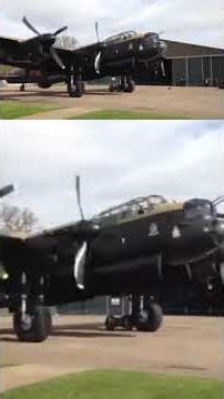 Avro Lancaster NX611 start up.