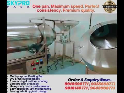 Multi-Purpose Coating Pan Machine | Perfect Mixing & Uniform Coating 🔥