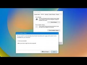 How to stop automatic driver installation on Windows 10