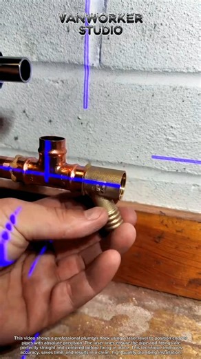 Plumber Hack: Laser-Level Pipe Positioning for Perfect Alignment