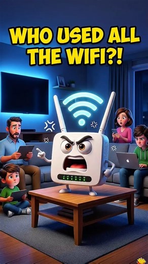 Your WiFi Router Is Angry 😡 | Funny Talking Objects Animation #shorts